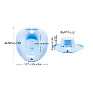 Portable Bidet for Toilet Bidet Bowl Toilet Seat Bidet Basin for Personal Washing Blue Bidets