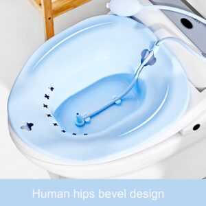 Portable Bidet for Toilet Bidet Bowl Toilet Seat Bidet Basin for Personal Washing Blue Bidets