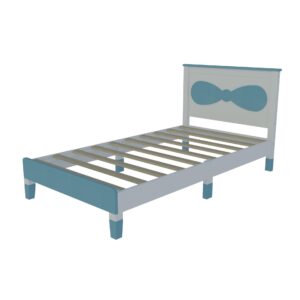 gowe twin size wooden bow bed