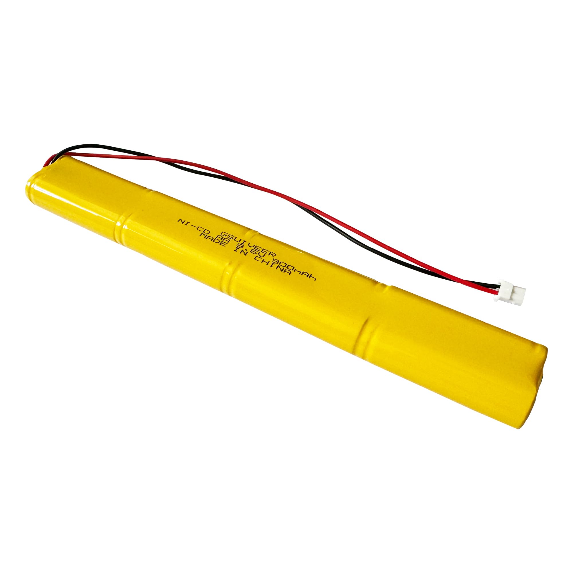 GSUIVEER 9.6V 900mAh Exit Sign Emergency Light Battery Compatible with BBAT0043A BAT9.6V700 BBAT0044A BAA-96 Unitech ELB-B003 ELBB003 Lithonia ELB-B004 ELBB004 OSI OSA228 DANTONA CUSTOM-306-U (2 Pack)