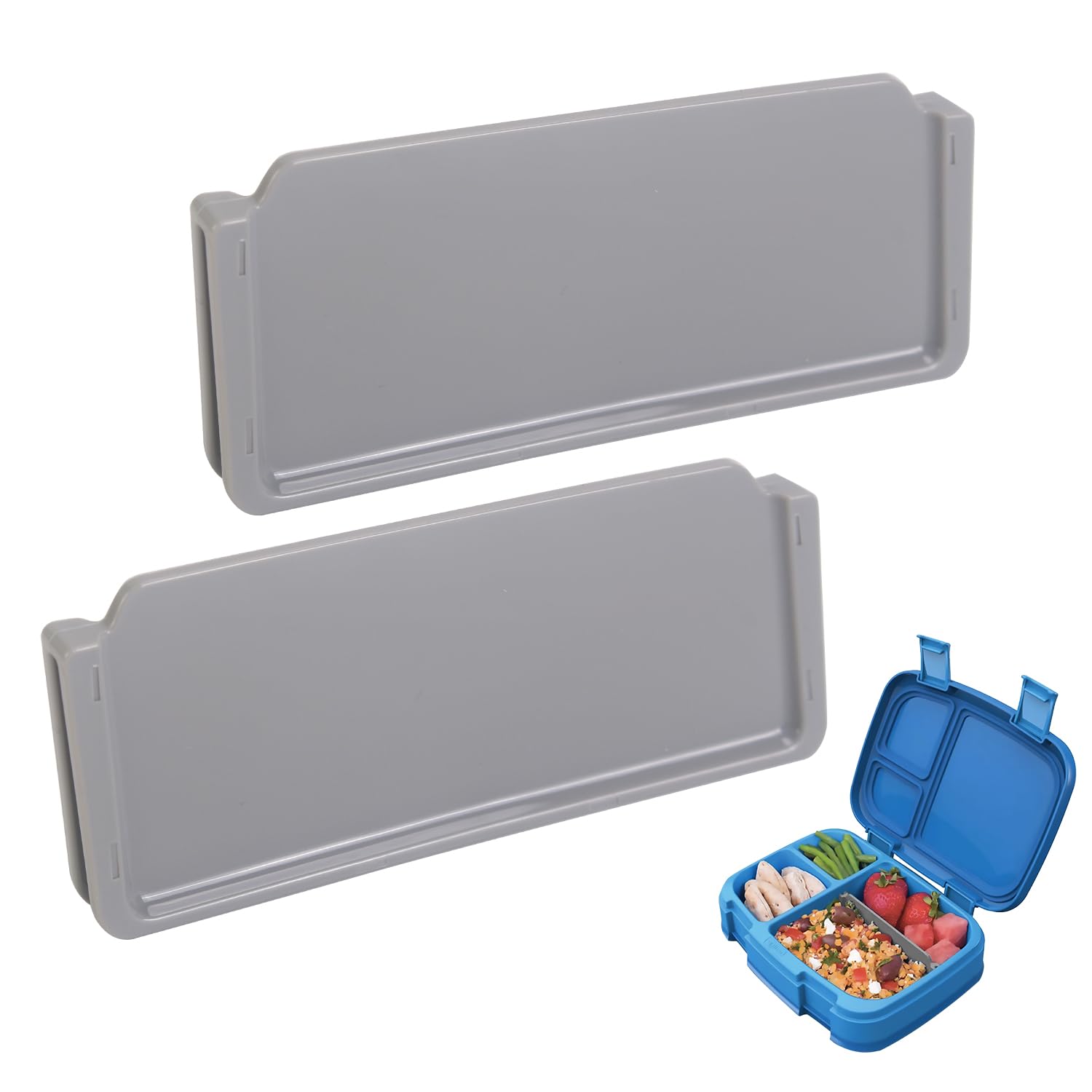 Zebrabox Lunch Box Insert Divider Compatible with Bentgo Fresh, Insert Divider for Bento Box,for Bentgo Adult Lunch Box - Large Bento Box Divider(2 pack)