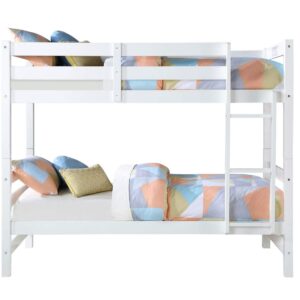 GOWE Acme Ronnie Bunk Bed (Twin/Twin), White (1Set/2Ctn) 37785