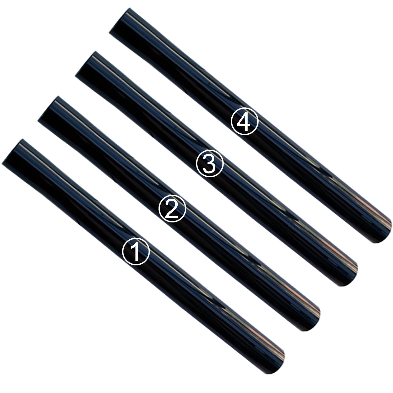 4Pack 1.25 Inch Vacuum Extension Wands with 1-1/4" Fitting (32mm) (1.25 in) - 1.25 Inch Shop Vac Extension Tubes, Accessories and Attachment 32mm, Replacement Vacuum Cleaner Extension Pipe Tubes