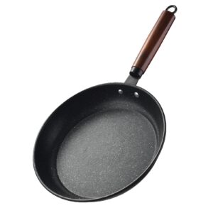 maxcook non stick frying pan 10 inch egg pans skillet nonstick pan detachable wooden handle