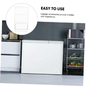 ABOOFAN Refrigerator Partition Metal Shelf Separators Replaceable Fridge Separator Wardrobe Clothes Separator Iron Mesh Divider for Freezer Refrigerator Divider Refrigerator Separators