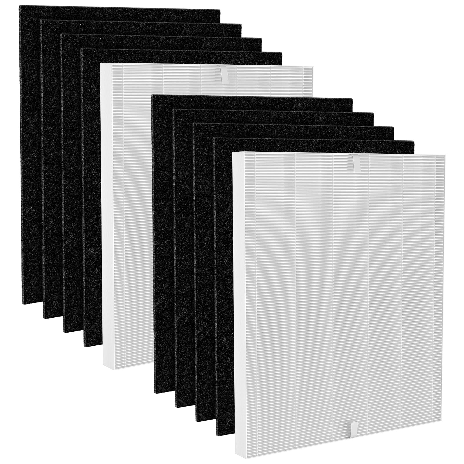 Fil-fresh C545 Replacement Filter S, Compatible with Winix C545 Air Purifier, Includes 2 True HEPA Filter and 8 Activated Carbon Filters, Replaces Part 1712-0096-00