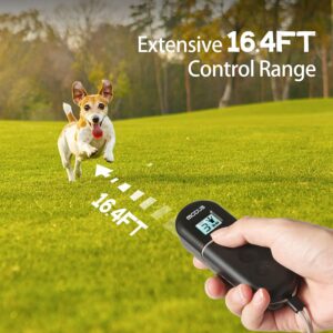 MODUS Ultrasonic Dog Barking Control Device,3 in 1 Sonic Bark Deterrent with LED Light Dog Training Tool&Behavior Aids, Rechargeable Anti Barking Device, Barking Silencer for Dogs(Indoor & Outdoor)