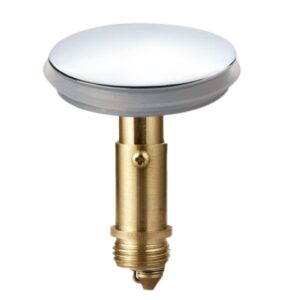 up sink drain stopper,38 mm push sink drain for kitchen bathroom sink bath, brass chrome plating