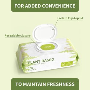 400 Unscented Dog Wipes for Paws and Butt Plant Based Hypoallergenic Pets Cleansing & Deodorizing Anal Gland Hygienic Puppy Wipes for Dogs Face and Body Cat Wipes Cleaning Fur Doggie Wipes Doggy Wipes