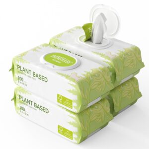 400 unscented dog wipes for paws and butt plant based hypoallergenic pets cleansing & deodorizing anal gland hygienic puppy wipes for dogs face and body cat wipes cleaning fur doggie wipes doggy wipes