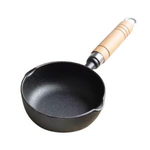 one egg frying pan, cast iron skillet mini egg pan omelet pan butter warmer pot with dual spouts mini induction eggs pan single egg frying pan with handle soup sauce pan