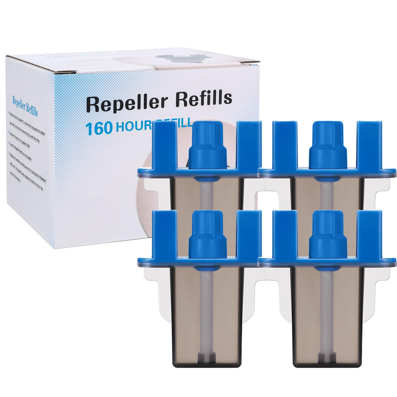 Rechargeable cartridges, Advanced cartridges Compatible with Thermacell Refills (4Pcs)