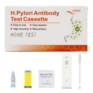 krojpen helicobacter pylori test kits, h. pylori，h. pylori stool (antibody)10-15 minutes of quick home testing, the result is highly accurate, easy to read and use