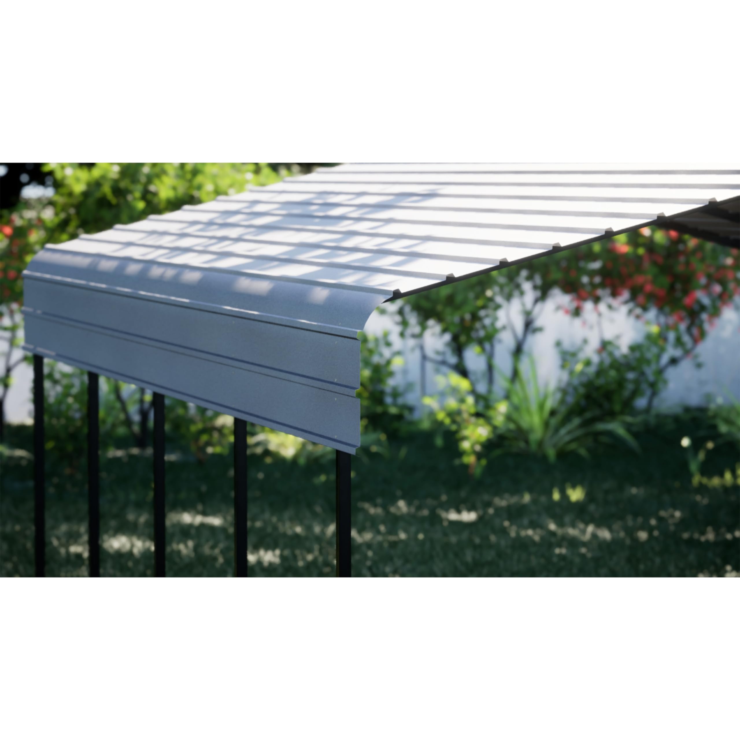 New Yard Carport 12 x 20 x 7 ft Sturdy All-Steel Heavy Duty Canopy Shelter with Metal Frame for Parking a Car, SUV, Truck, Boat, Motorcycle, and Other Vehicles Outdoor in Your Driveway