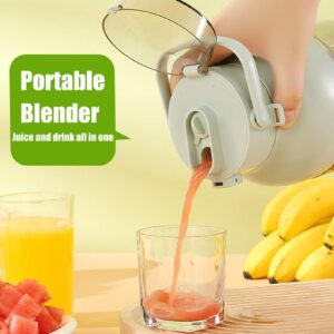 Juicing Bottle - 1000ml Multi-Purpose Large Capacity Juicing Bottle, Portable Blender Juicer Machines, Personal Blender Cup for Shakes and Smoothies with USB Rechargeable Juice Cup (Purple)