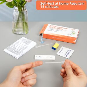 Krojpen Helicobacter Pylori Test Kits, H. Pylori，h. Pylori Stool (Antibody)10-15 Minutes of Quick Home Testing, The Result is Highly Accurate, Easy to Read and use