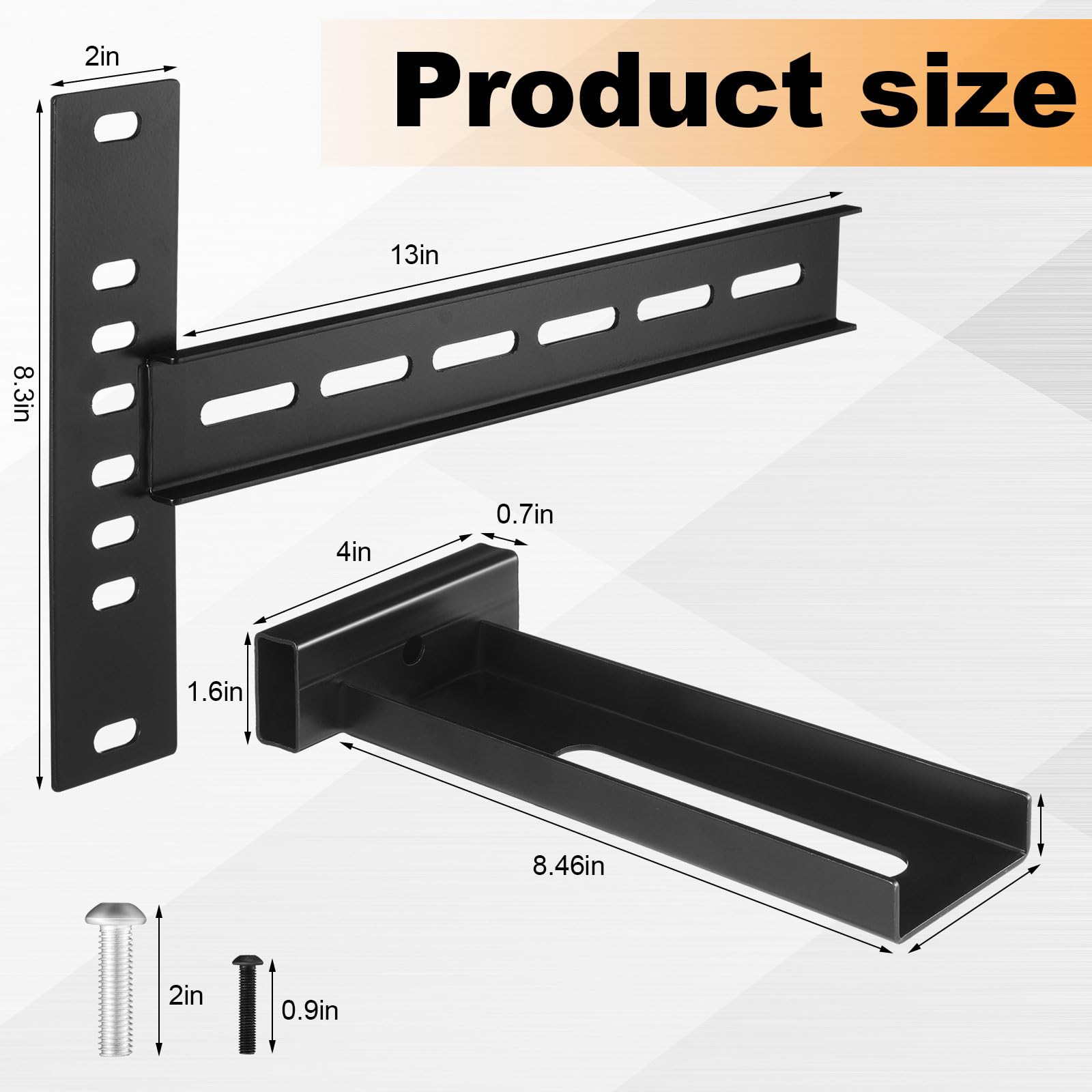 Yousoontic Adjustable Bed Headboard Brackets Footboard Attachment for Bed Frame Headboard Extenders Bed Frame to Attach Headboard for Metal Bed Frame to Fit Many Size Beds