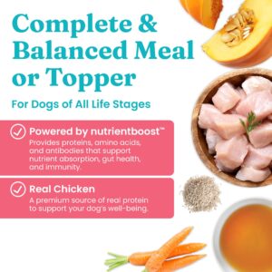 Solid Gold Homestyle Meals Wet Dog Food - Soft Dog Food Made with Real Chicken for Picky Eaters - Dog Toppers for Dry Food, Full Meal Replacement, or Treat - Fresh Dog Food Refrigerated - 9oz/6ct