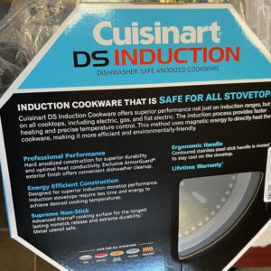 Cuisinart DS Induction 12 ' Skillet with helper handle, GREY