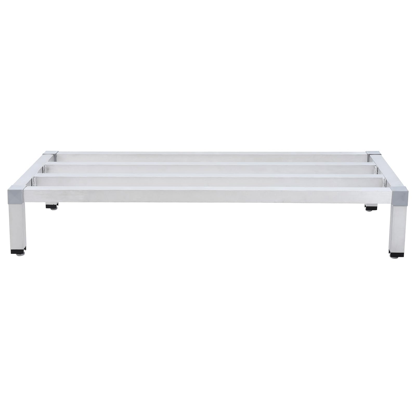 GAOMON Dunnage Rack 48'' x 14'',8 Inches Above Ground Level,Aluminum Dunnage Rack 1000 Lb Capacity,Low Shelf for Floor Used for Storage In Kitchens, Restaurants, Supermarkets,Grocery Stores