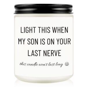 daughter in law gifts, funny daughter in law birthday gifts, mothers day gifts for future daughter in law from mother in law/father in law, unique candle gifts for daughter in law, son’s girlfriend