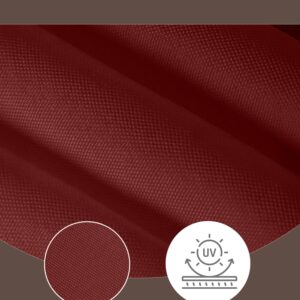 OmniBuy 14 Piece Outdoor Patio Cushion Covers Replacement (2 Seat Covers, 6 Back Covers, and 6 Side Covers) Outdoor Cushion Slipcovers with Zipper for Outdoor Furniture (Burgundy)