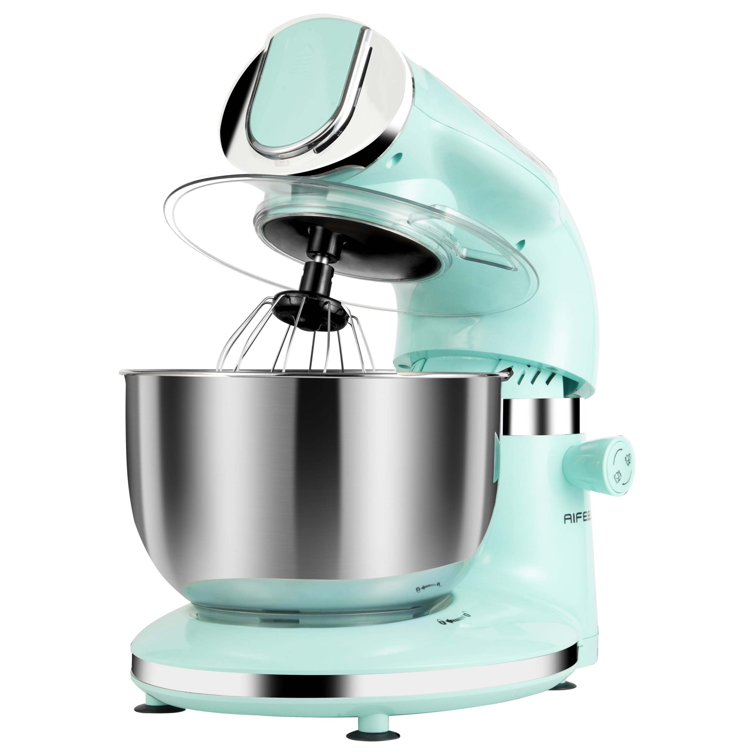 Aifeel Stand Mixer, 8.5QT+ 6QT Two Stainless Steel Bowls Electric Food Mixer, 7 in 1 Multifunctional Kitchen Mixer with Dough Hook, Whisk, Beater, Meat Grinder,Pasta & Cookie Maker-Green