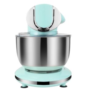 Aifeel Stand Mixer, 8.5QT+ 6QT Two Stainless Steel Bowls Electric Food Mixer, 7 in 1 Multifunctional Kitchen Mixer with Dough Hook, Whisk, Beater, Meat Grinder,Pasta & Cookie Maker-Green