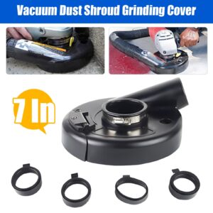 Angle Grinder Dustproof Cover, Dust Shroud Angle Grinder 7 Inch, Universal Surface Grinder Dust Shroud, Dust Shroud for Angle Grinder for Concrete, Stone, Granite