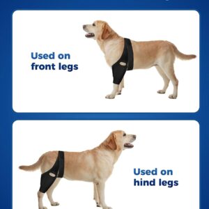 Huimpet Dog Hip Knee Leg Brace Dog ACL Brace for Front Torn and Back Hind Rear Legs ACL Tear, Dog Leg Brace for Hip Dysplasia, Dog Arthritis, Luxating Patella, Comfortable and Adjustable (M-Size)