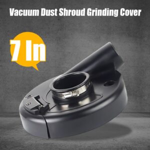 Angle Grinder Dustproof Cover, Dust Shroud Angle Grinder 7 Inch, Universal Surface Grinder Dust Shroud, Dust Shroud for Angle Grinder for Concrete, Stone, Granite