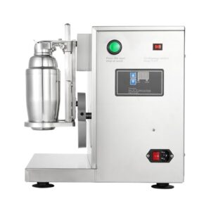 VEVOR Milk Tea Shaker, Electric Double Frame Milk Tea Shaker Machine, 0-180s Adjustable Milk Shake Mixer Machine with Double 750ML Stainless Steels Cups for Bubble Tea Boba Tea Juice Coffee Milk Wine