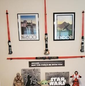 Desk Display Holder Mount for BB8 Droid Depot Star Wars Galaxy’s Edge