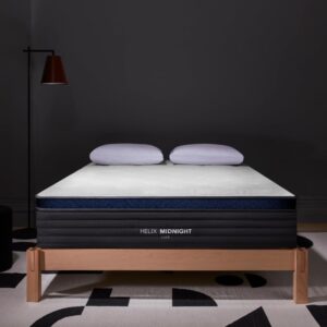 helix midnight luxe with glaciotex cooling mattress, queen