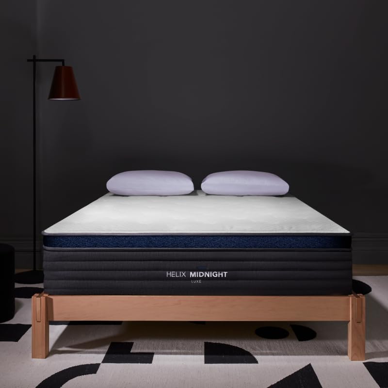 Helix Midnight Luxe with GlacioTex Cooling Mattress, Queen