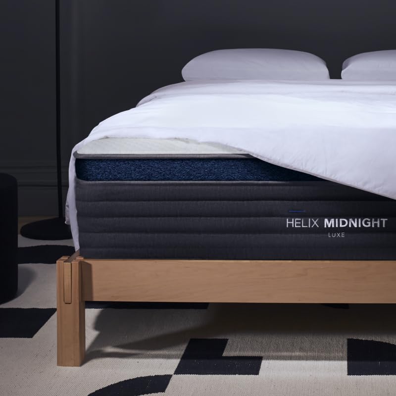 Helix Midnight Luxe with GlacioTex Cooling Mattress, Queen