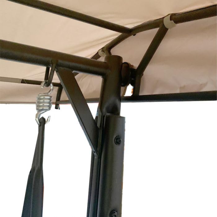 Garden Winds Custom Fit Replacement Canopy Top Cover Compatible with The Riverbrook FM18107-SD-SWG, S9K-0002A, FM18107-SWG-CA Swing - Standard 350