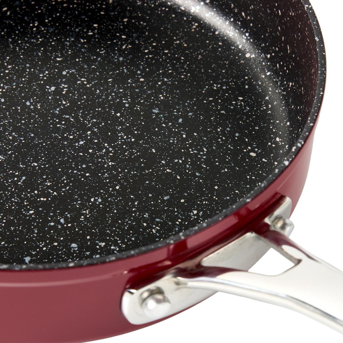 Generic Curtis Stone 8"" Sauté Pan with Lid (Renewed), Black