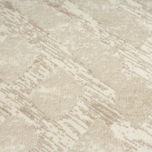 Abani Terra Cream Area Rug for Living Room, Bedroom - Rustic Modern Pattern - 2' x 3' - Durable & Easy to Clean