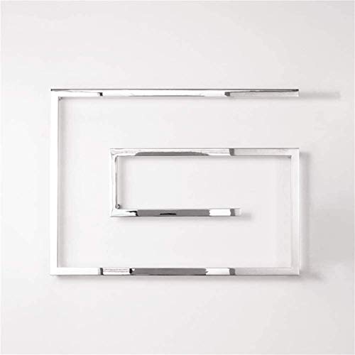 MUSUMI Stainless Steel Towel Warmer, Electric Heated Towel Rack Hot Towel Rail with Square Bars for Bathroom Kitchen Hotel,Bath Towel Dryer