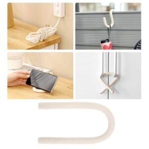 PURPLELILY Bendable MultiFunctional Soft Rod Reusable And Convenient Hangings Hook For Office And Bathroom Reusable Cable Tie