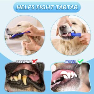 Best Dog Toothbrush & Toothpaste Kit for Maltese Shih Tzu and Other Hybrid Dogs Dogs - Natural Ingredients Reduce Plaque, Whiten Teeth, Freshen Breath