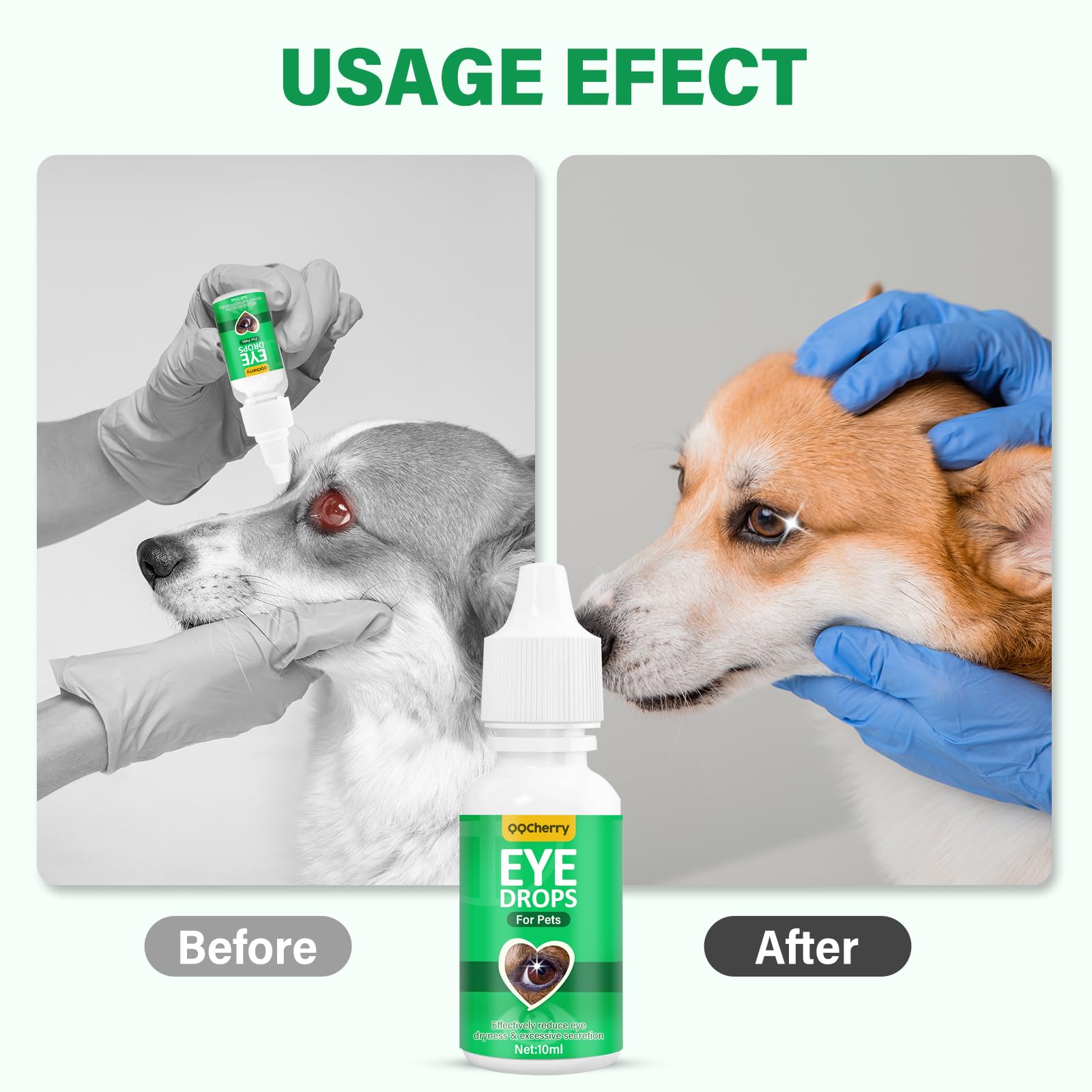 Cataract Drops for Dogs, Dog Eye Drops, Improve Vision Clarity, Improve Eye Vision and Cataracts(2 x 10 mL)