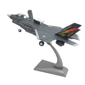 enatuther 1/72 scale model aircraft us air force f-35 ii lightning attack fighter jet model plane military airplane model diecast plane model for collection or gift