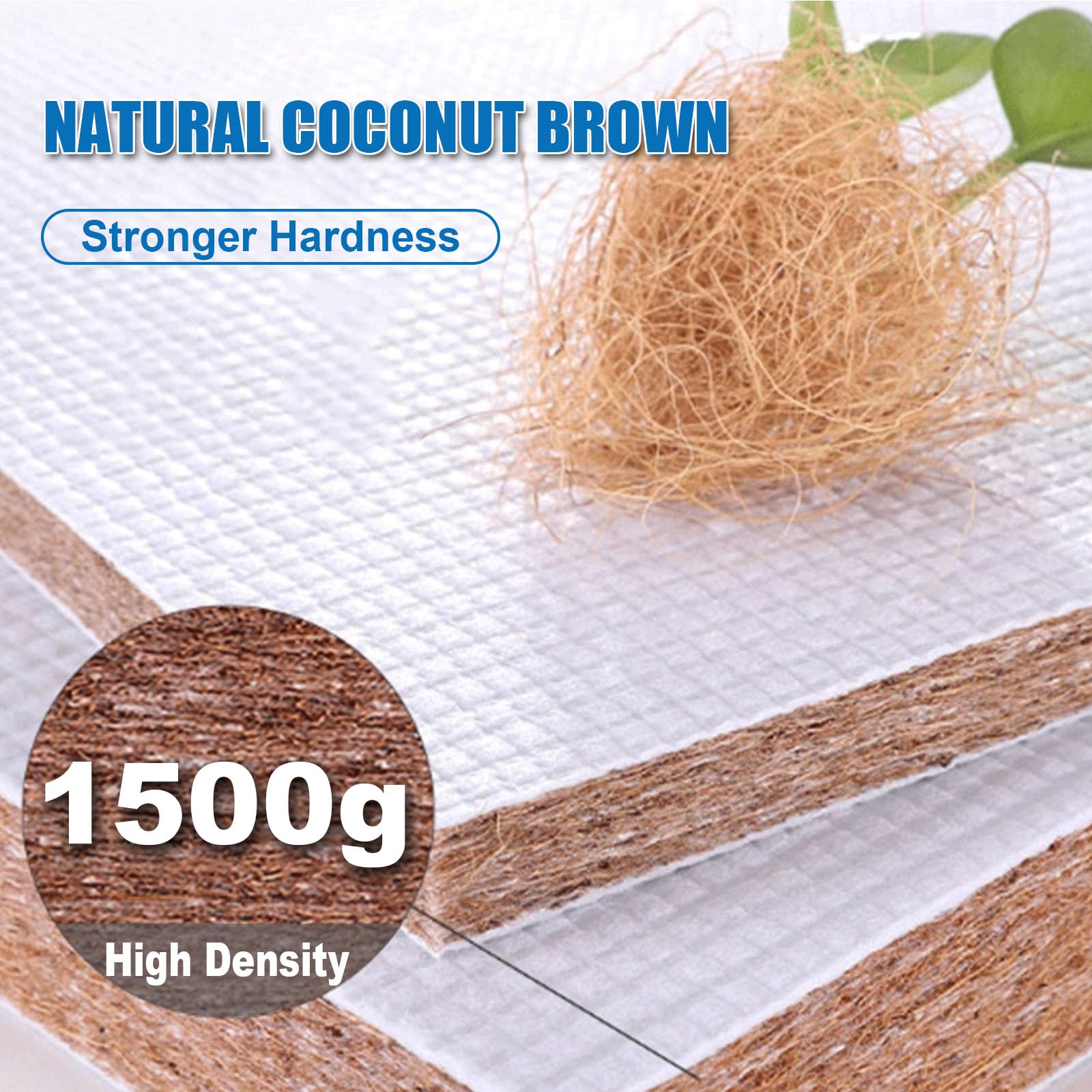 Enchantia Coir Mattress, Folding Mute Palm Mattress, 3e Thick Coconut Coir Mattress, Partition Decompression Spine Friendly, Cool Sleep, for People Who Like Hard Mattresses,Red,100x190cm(39.5 * 75in)