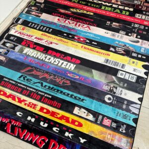 Generic Nostalgic Retro Style Rug, Runner Rug, VHS Case Themed, Horror Rug, Home Theater TV Room,Long Rug,Entry Rug,Hallway Runner Rug D1242.1 80x200Cm//31x78 inch