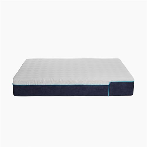 Signature Sleep Bliss 10 Inch Charcoal Cool Gel Memory Foam Mattress-in-a-Box, Medium, Certipur-US and Oeko-TEX, Full