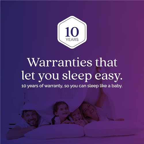 Signature Sleep Bliss 10 Inch Charcoal Cool Gel Memory Foam Mattress-in-a-Box, Medium, Certipur-US and Oeko-TEX, King