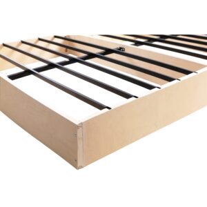 Panana Box Spring High Profile Metal Heavy Duty Easy Assembly Sturdy Box Spring Mattress Foundation, Strong & Sturdy Support No Noise Easy to Clean (9 Inch, Full)