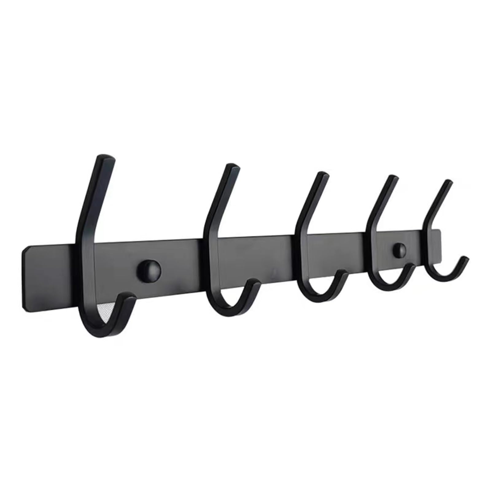 Coat Hooks Wall Mount, 5 Hooks for Robes, Bags, Keys, and Towels - Bathroom Towel Hanger Organizer for Bathroom, Bedroom, Closet Room, Kitchen